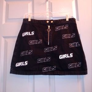 Girls Girls Girls Mini Skirt Sz 10